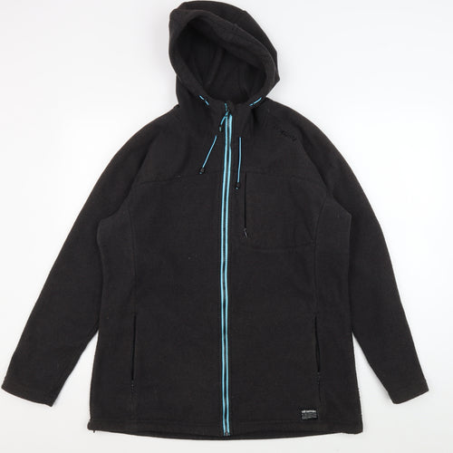 All Terrain Unisex Black Hooded Jacket 16 Plus Outdoor