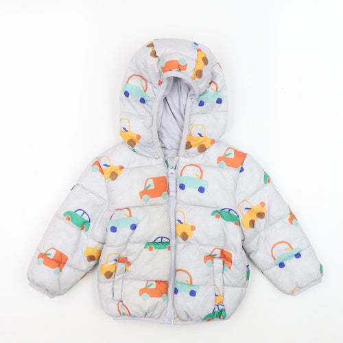 Marks and Spencer Unisex Toddler Puffer Jacket 9-12M