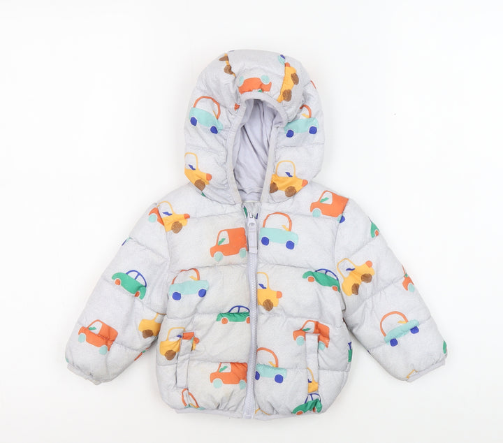 Marks and Spencer Unisex Toddler Puffer Jacket 9-12M