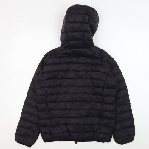 TOG24 Boys Black Puffer Jacket Size 11 Lightweight Warm