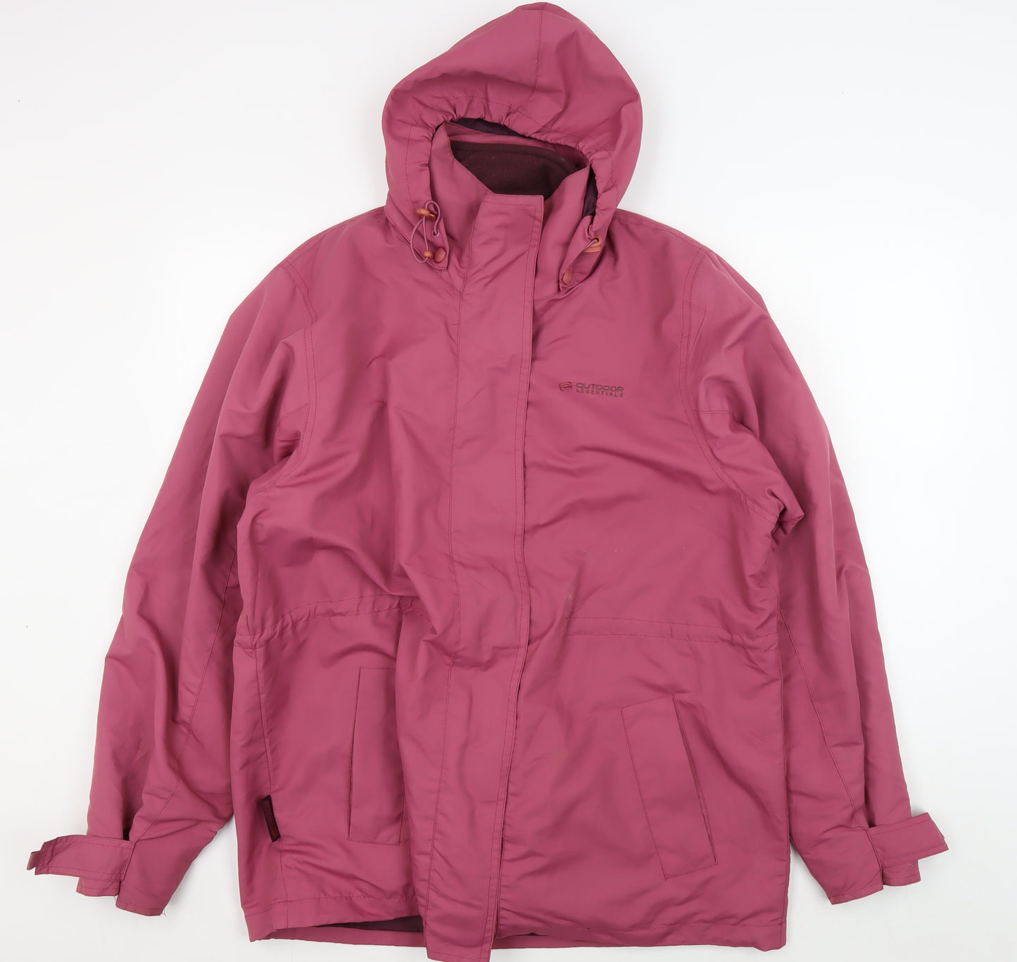 Outdoor Essentials Women's Pink Waterproof Parka Jacket