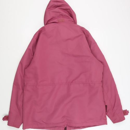 Outdoor Essentials Women's Pink Waterproof Parka Jacket