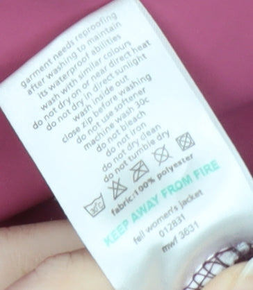 Outdoor Essentials Women's Pink Waterproof Parka Jacket