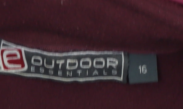 Outdoor Essentials Women's Pink Waterproof Parka Jacket