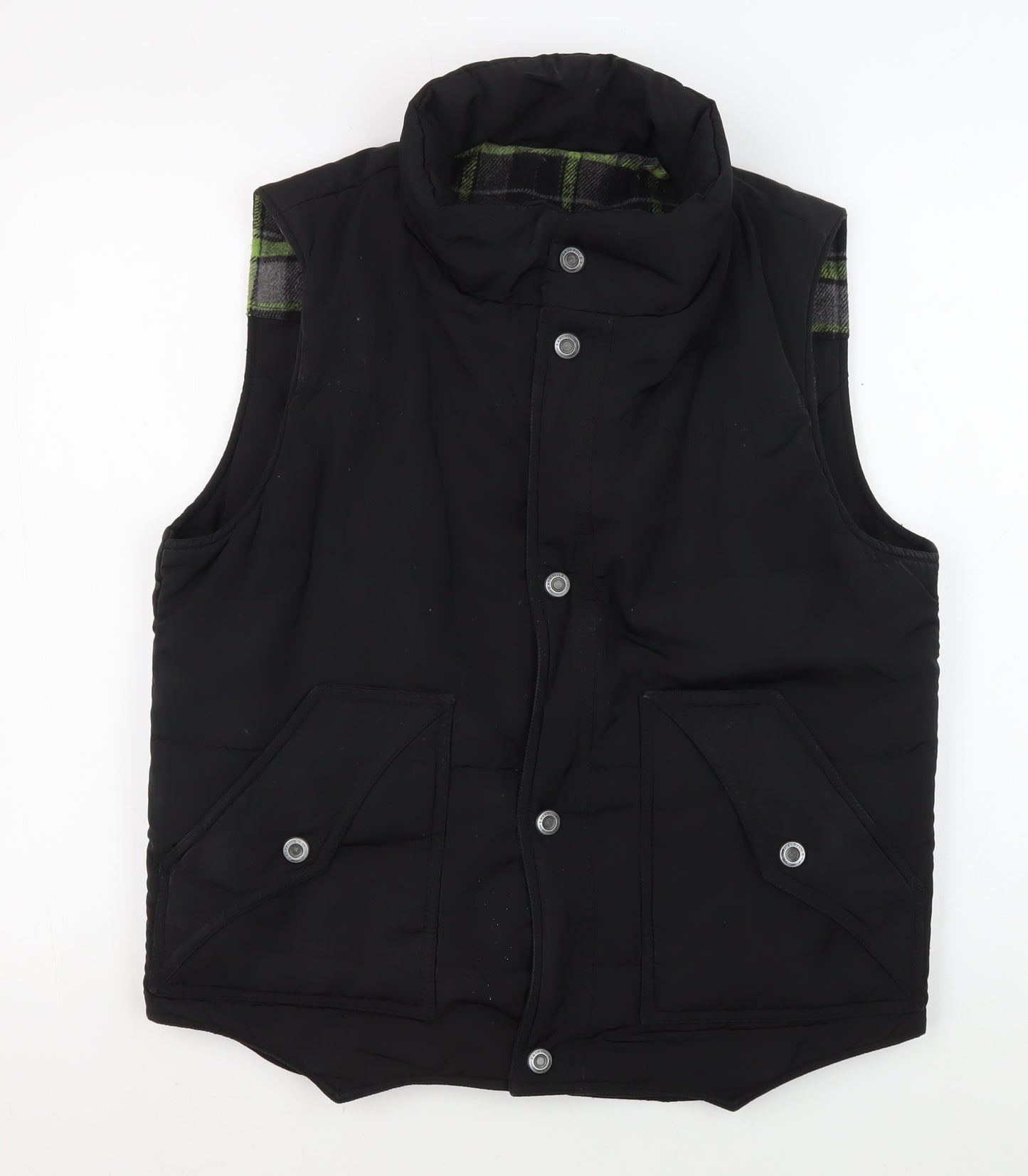 East Pole Men's XL Black Quilted Waistcoat