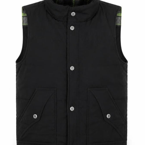 East Pole Men's XL Black Quilted Waistcoat