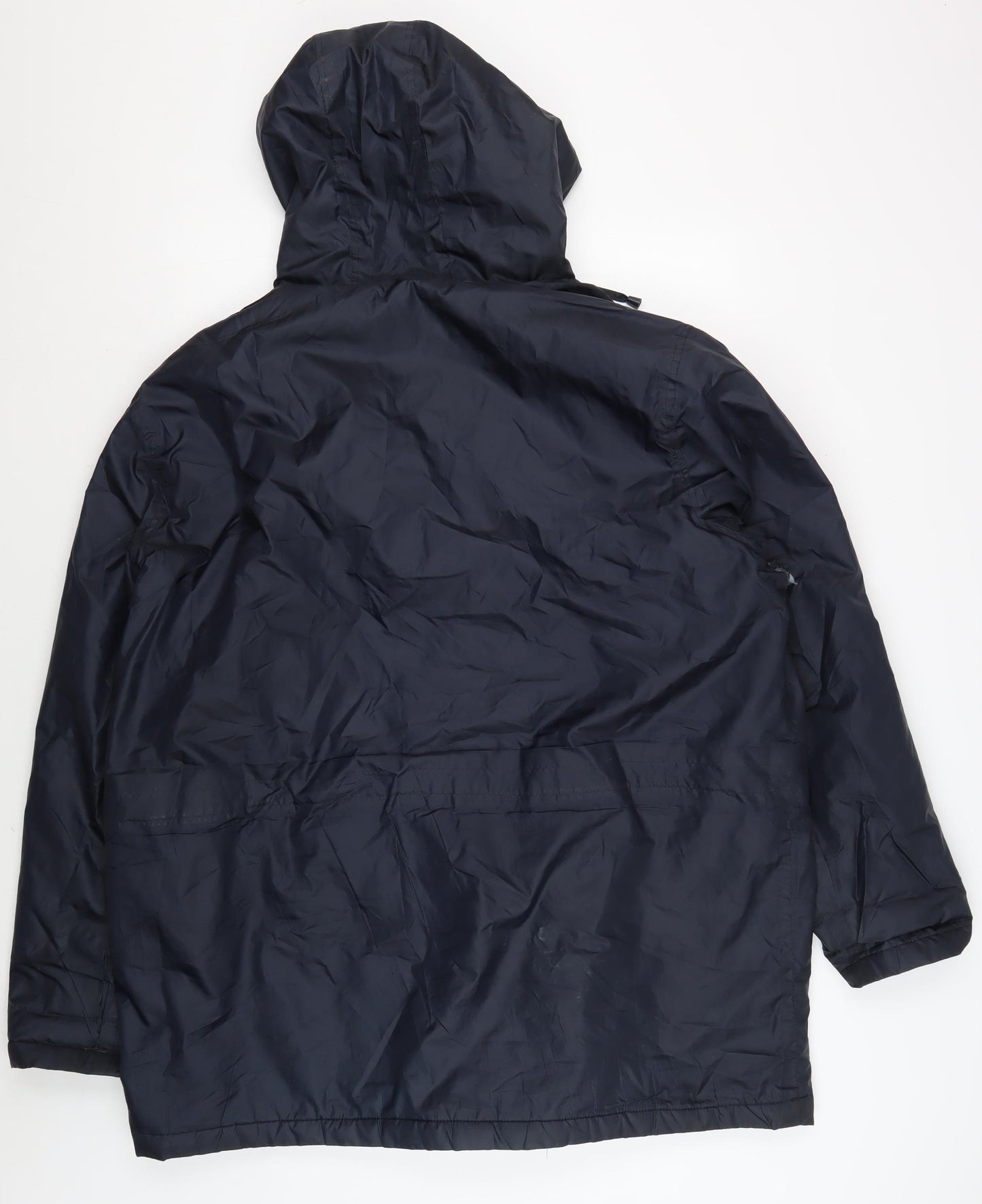 Cotton Traders Men's Blue 2XL Hooded Parka Jacket