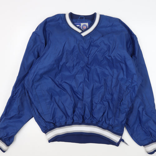 Starter Men's Blue Pullover Sweatshirt L Sports Logo