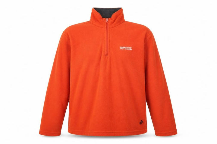 Regatta Men's Orange Fleece Pullover Sweatshirt L