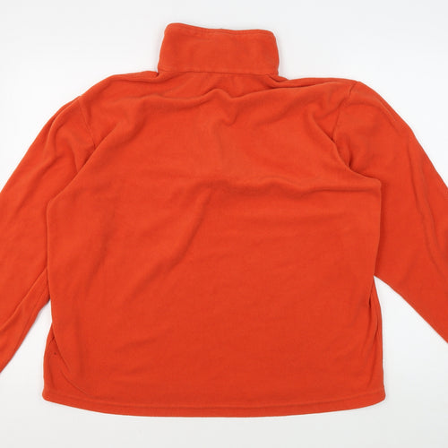 Regatta Men's Orange Fleece Pullover Sweatshirt L