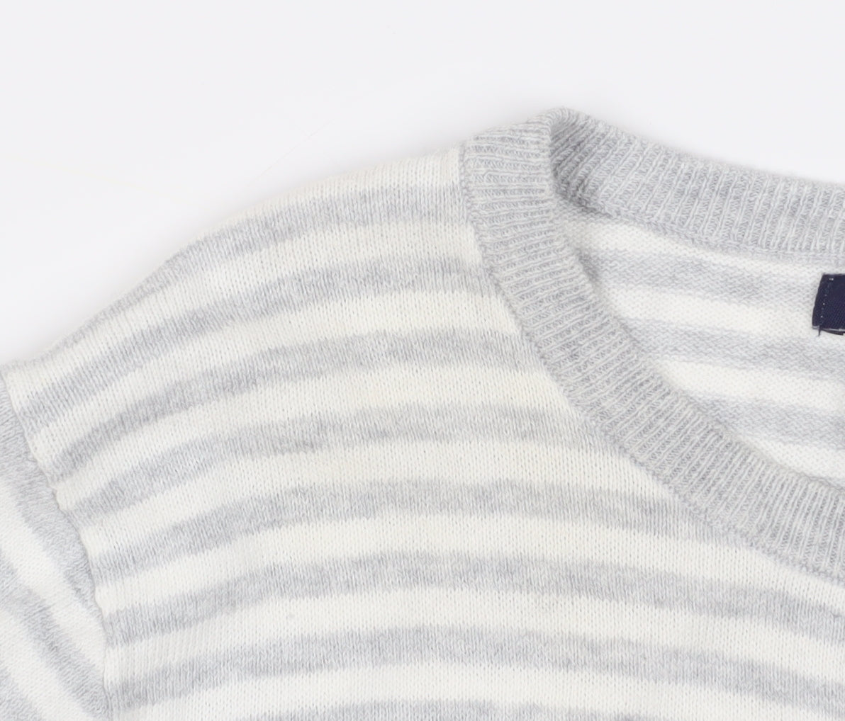 Gap Women's Grey Striped Cardigan Size S