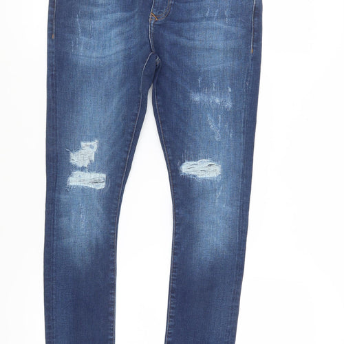 River Island Men's Blue Skinny Jeans Size 30