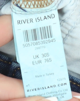 River Island Men's Blue Skinny Jeans Size 30
