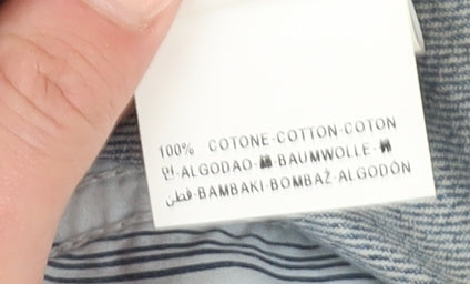 Benetton Women's Blue Wide-Leg Jeans, Size 25