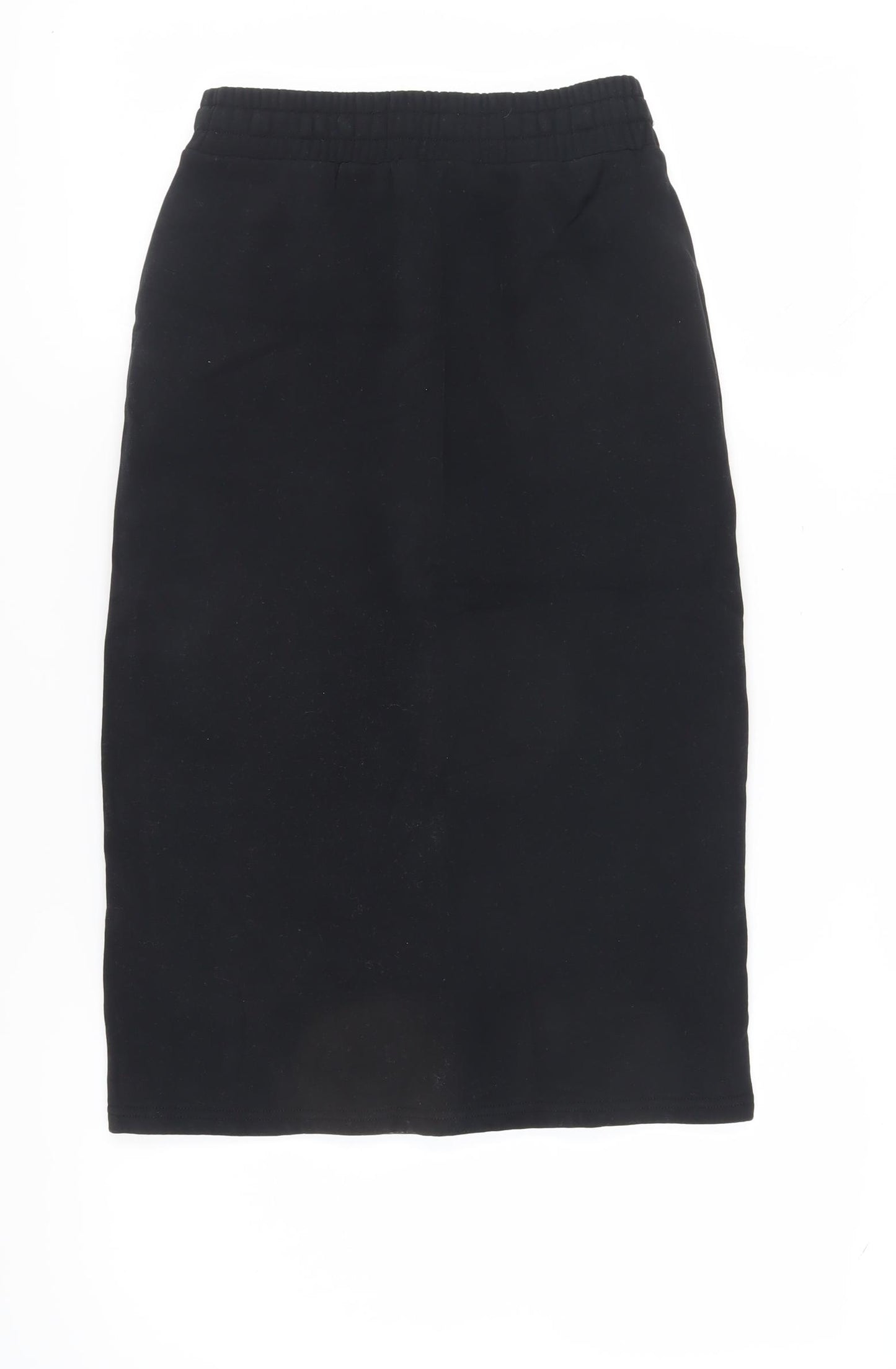 Benetton Women's Black Pencil Midi Skirt XS