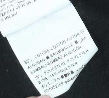 Benetton Women's Black Pencil Midi Skirt XS