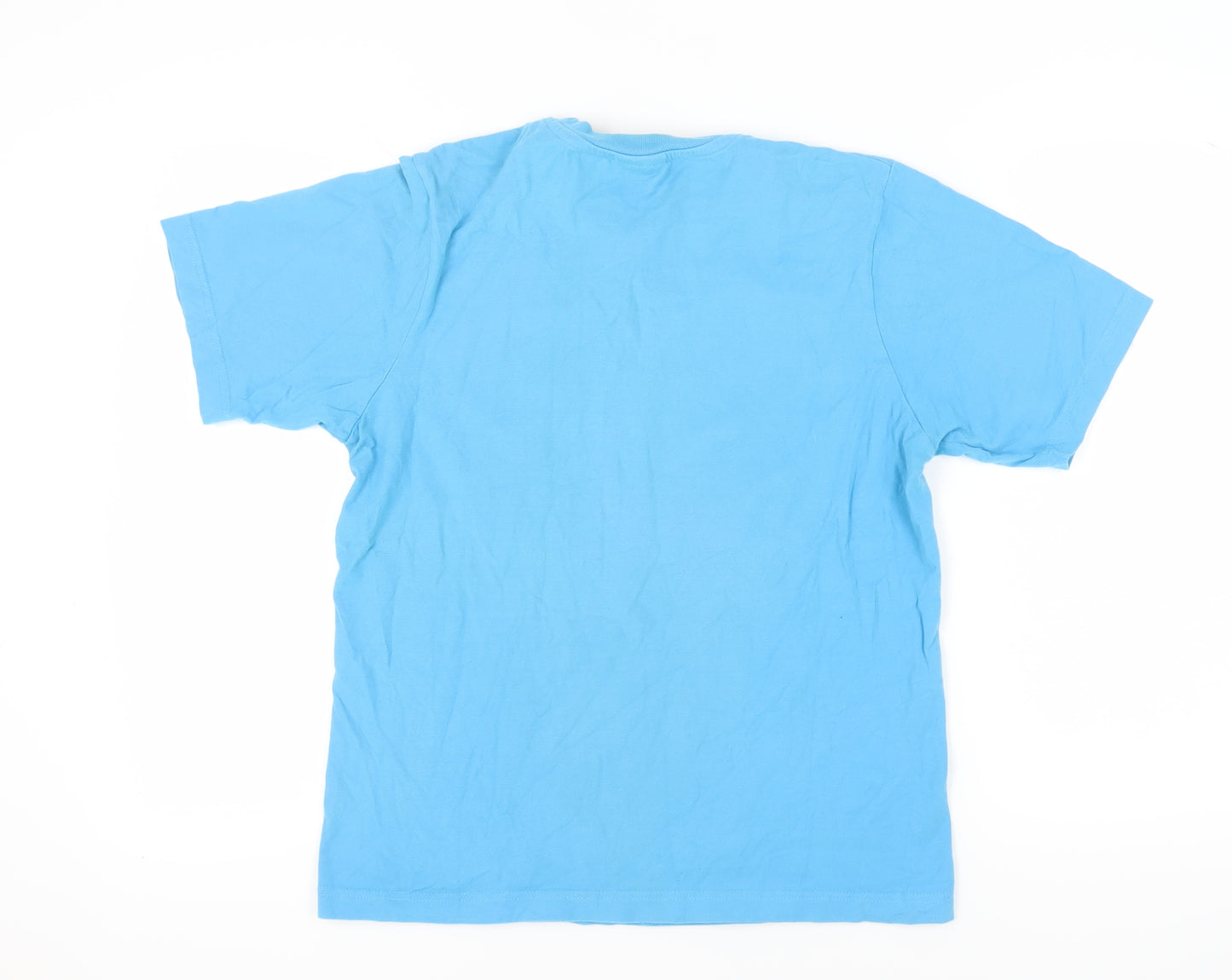 Nike Men's Blue Graphic Print T-Shirt, Size M