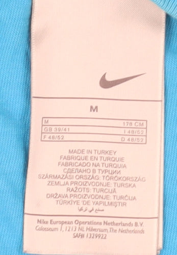 Nike Men's Blue Graphic Print T-Shirt, Size M