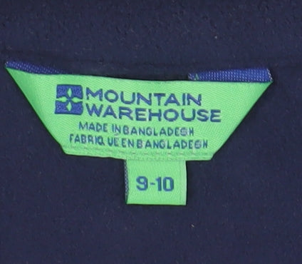 Mountain Warehouse Boys Blue Fleece Jacket 9-10 Years