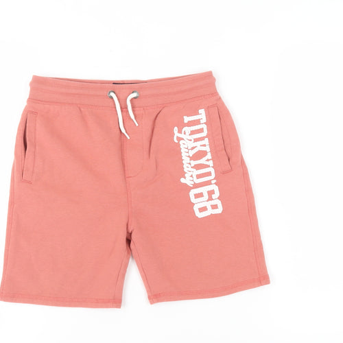 Tokyo Laundry Boys Sweat Shorts Pink 13 Years