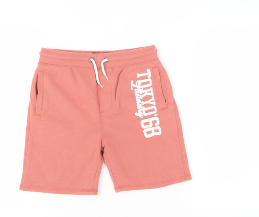 Tokyo Laundry Boys Sweat Shorts Pink 13 Years