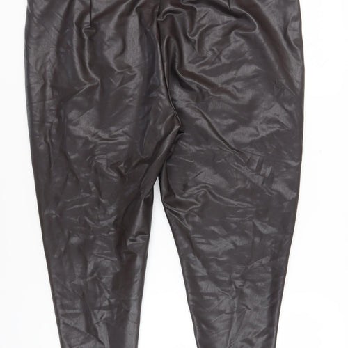 Marks and Spencer Women's Brown Ankle Leggings Size 24