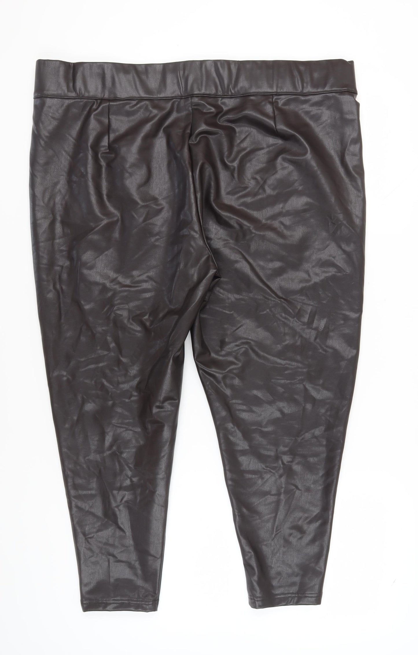 Marks and Spencer Women's Brown Ankle Leggings Size 24