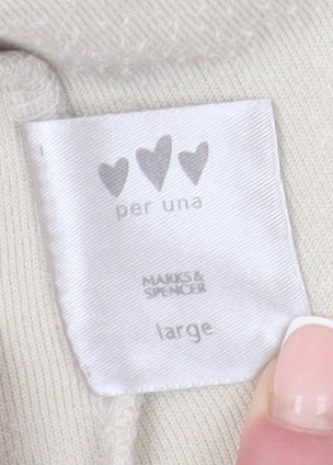 Marks and Spencer Beige Women's Large Casual Jacket