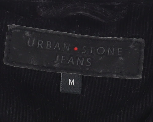 Urban Stone Women's Black Corduroy Jacket M Casual