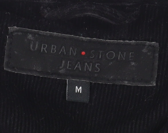 Urban Stone Women's Black Corduroy Jacket M Casual