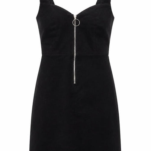 Topshop Black Pencil Dress, Size 8, Strappy Sleeveless