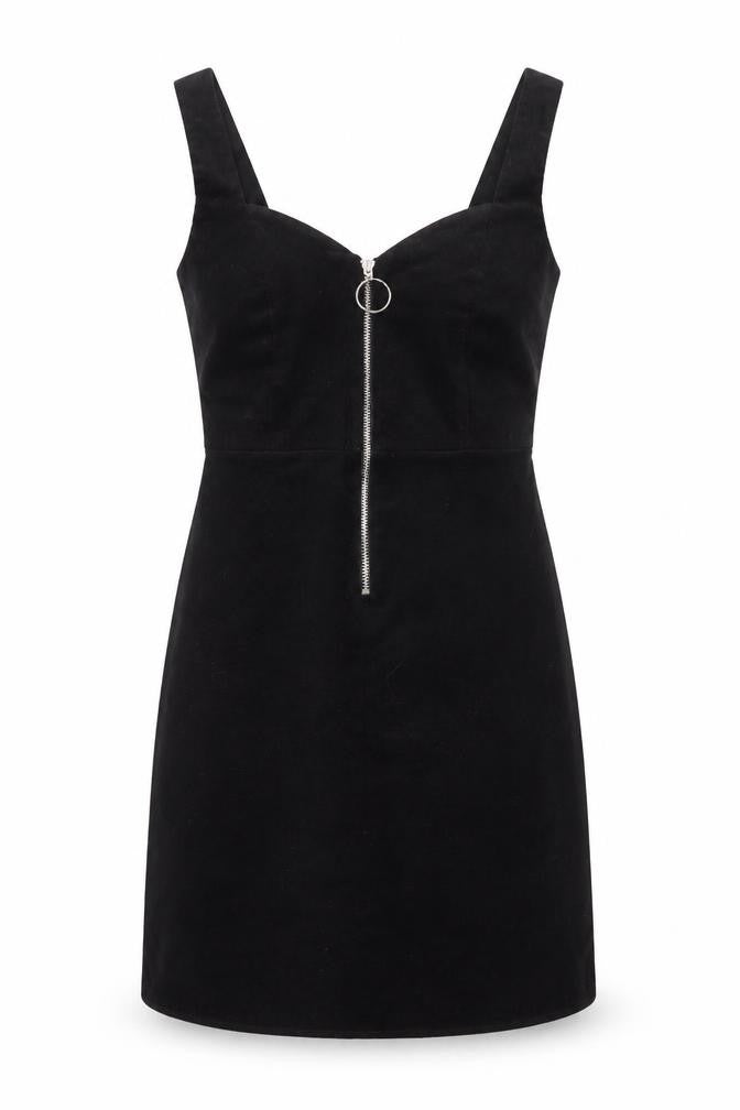 Topshop Black Pencil Dress, Size 8, Strappy Sleeveless