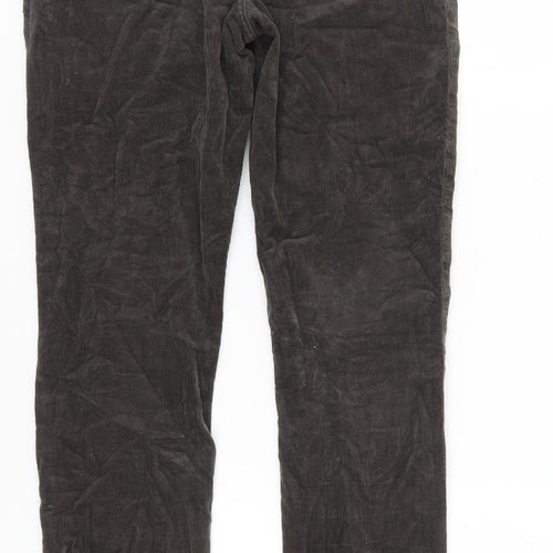 Ken Women's Brown Corduroy Trousers Size 30