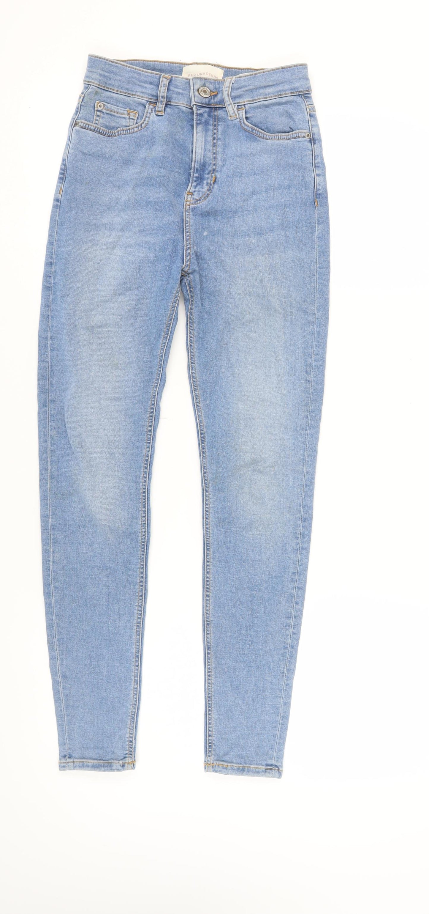 Marks and Spencer Women's Blue Skinny Jeans Size 8