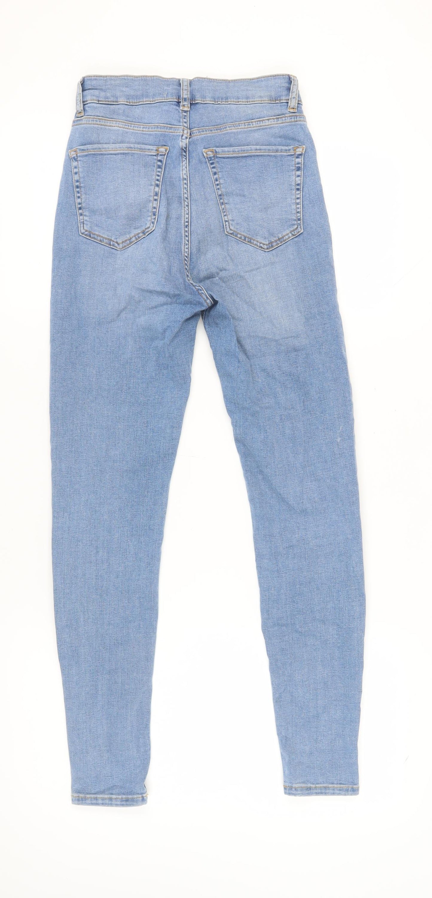 Marks and Spencer Women's Blue Skinny Jeans Size 8