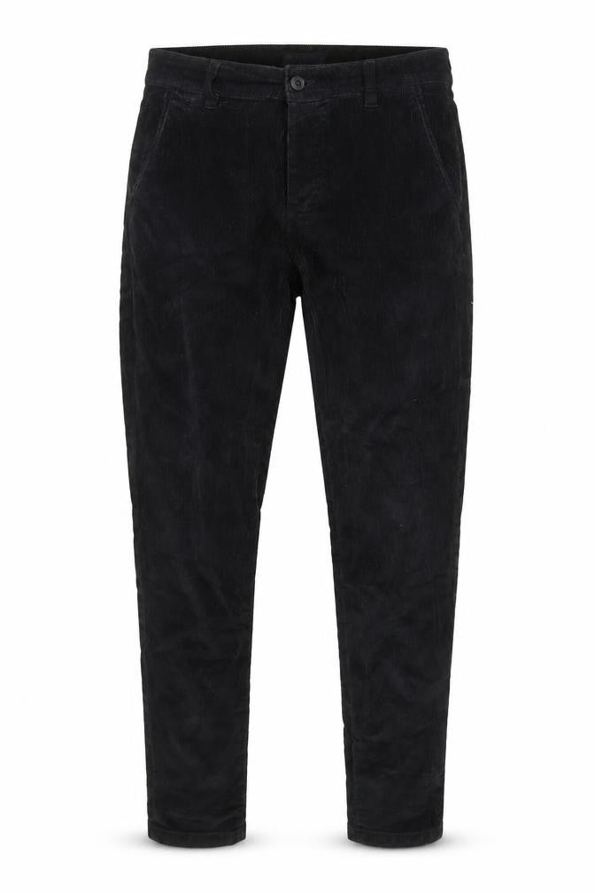 ASOS DESIGN Men's Black Corduroy Trousers, Size 34
