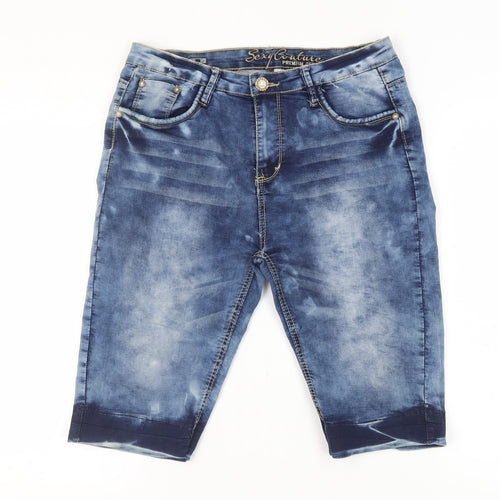 Sexy Couture Blue Girls Bermuda Denim Shorts 15-16 Years