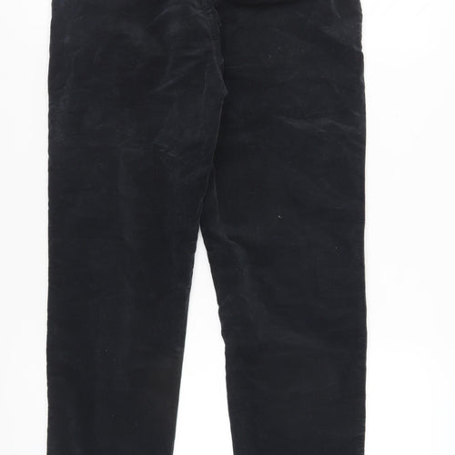 Benetton Women's Black Trousers Size 8 Regular Fit