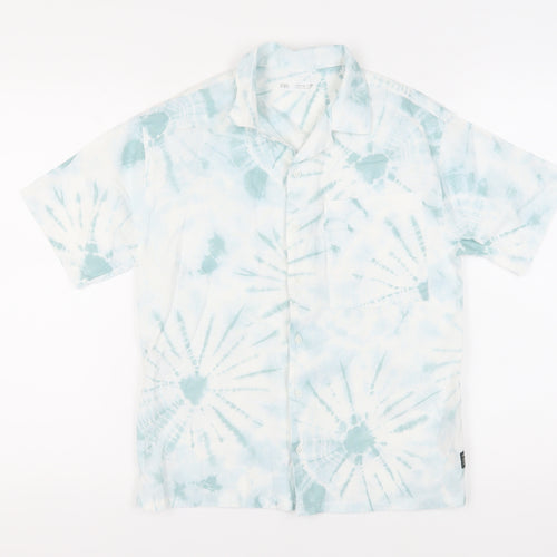 Zara Boys' Multicoloured Button-Up Shirt, 11-12 Years