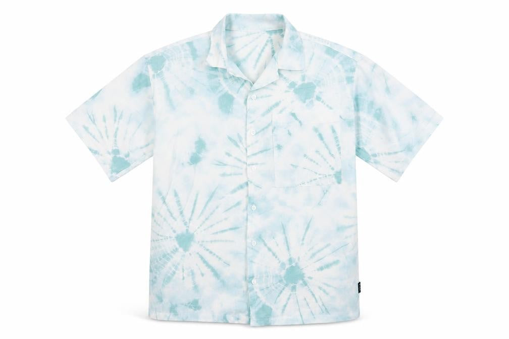 Front view of Zara boys’' multicoloured button-up shirt, 11-12 years