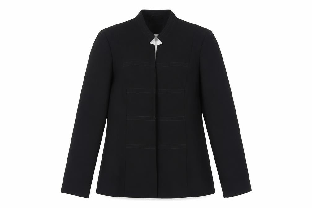 Front view of Principles Women's Black Blazer, size 12, Polyester
