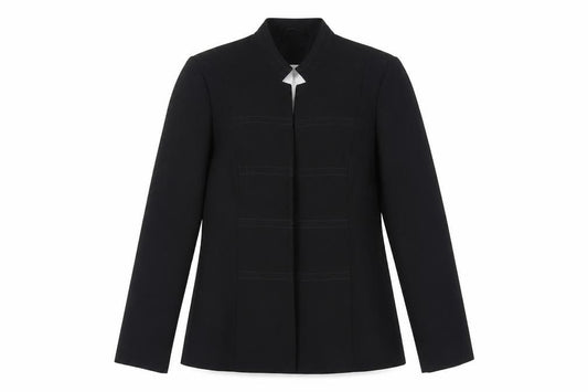 Front view of Principles Women's Black Blazer, size 12, Polyester
