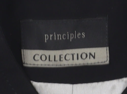 Principles Women's Black Blazer Size 12, Polyester