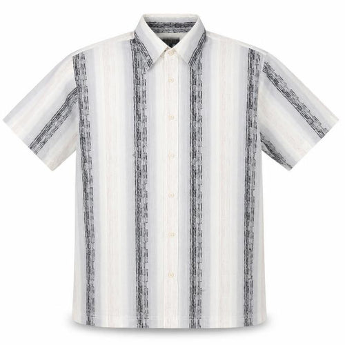 Lakeland Men's Multicoloured Striped Short Sleeve Shirt L