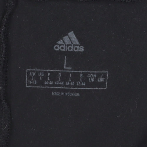 Adidas Women's Black Leggings Size L Athleisure Yoga