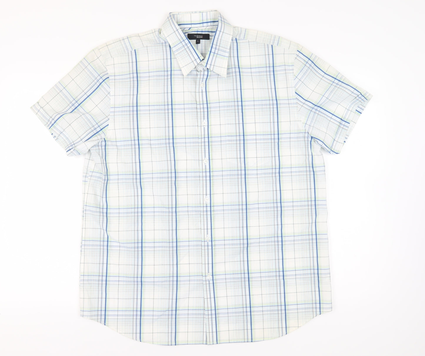 Thomas Nash Men's Multicoloured Plaid Shirt L