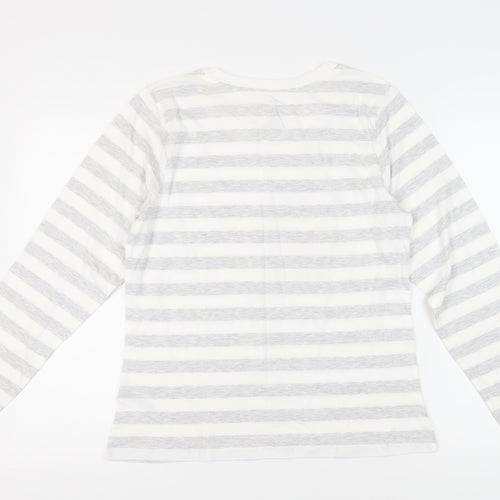 Disney Women's Lion King Nightshirt, Size 12-14, White Striped