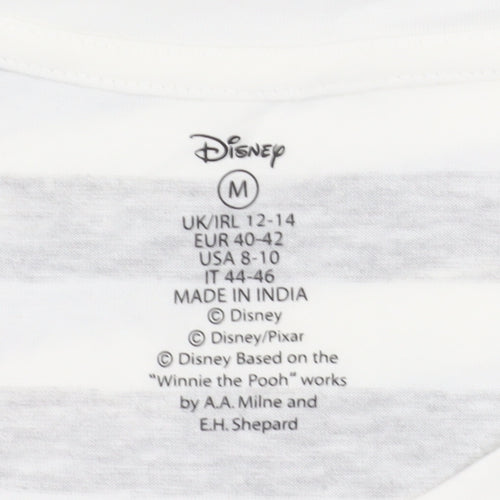 Disney Women's Lion King Nightshirt, Size 12-14, White Striped