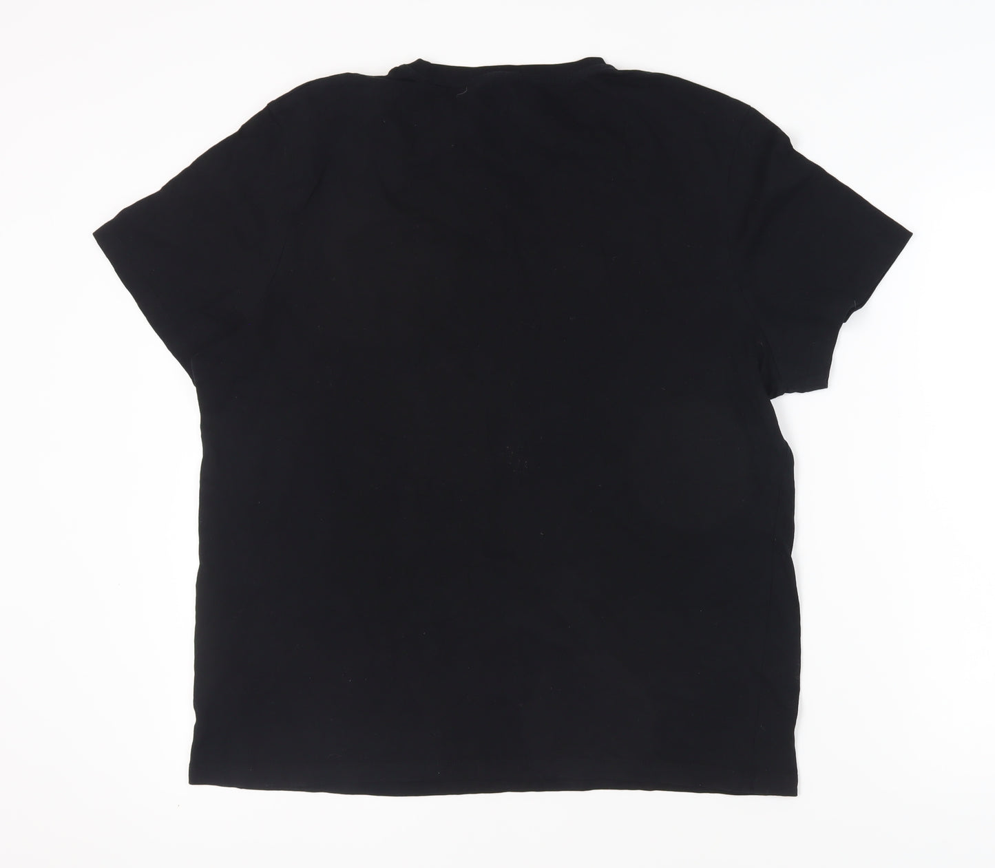 NASA Men's Black Space Graphic T-Shirt, XL, Cotton