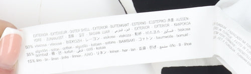 Zara Women's Black White Mini Geometric Dress S